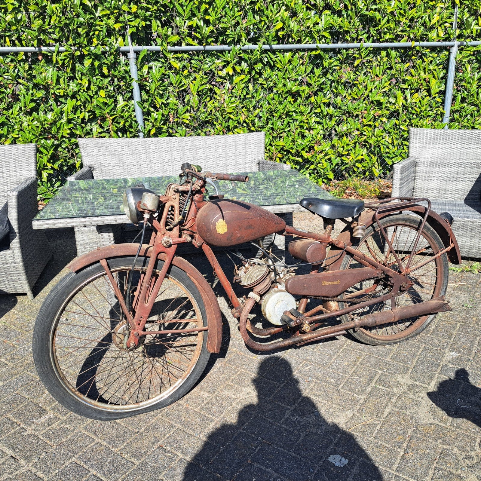 Bismarck Motorfiets 98cc '49 Display, Ophalen, Gebruikt, Gebruiksvoorwerp