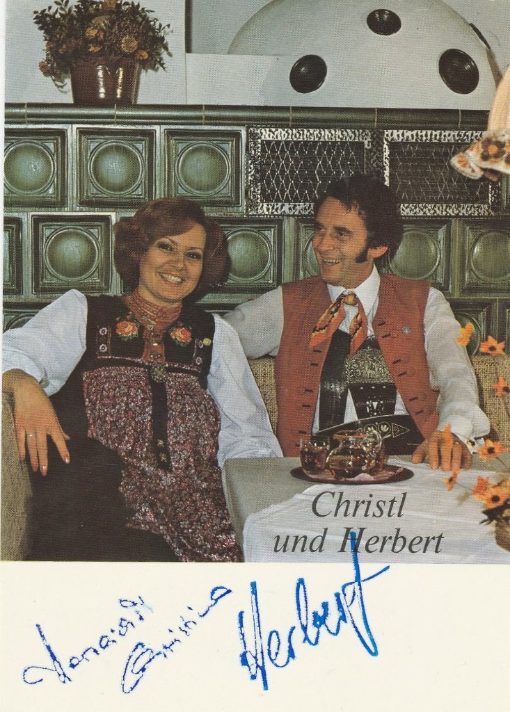 Ansichtkaart, Artiest, Christl und Herbert   (476), Ophalen of Verzenden, 1960 tot 1980, Sterren en Beroemdheden
