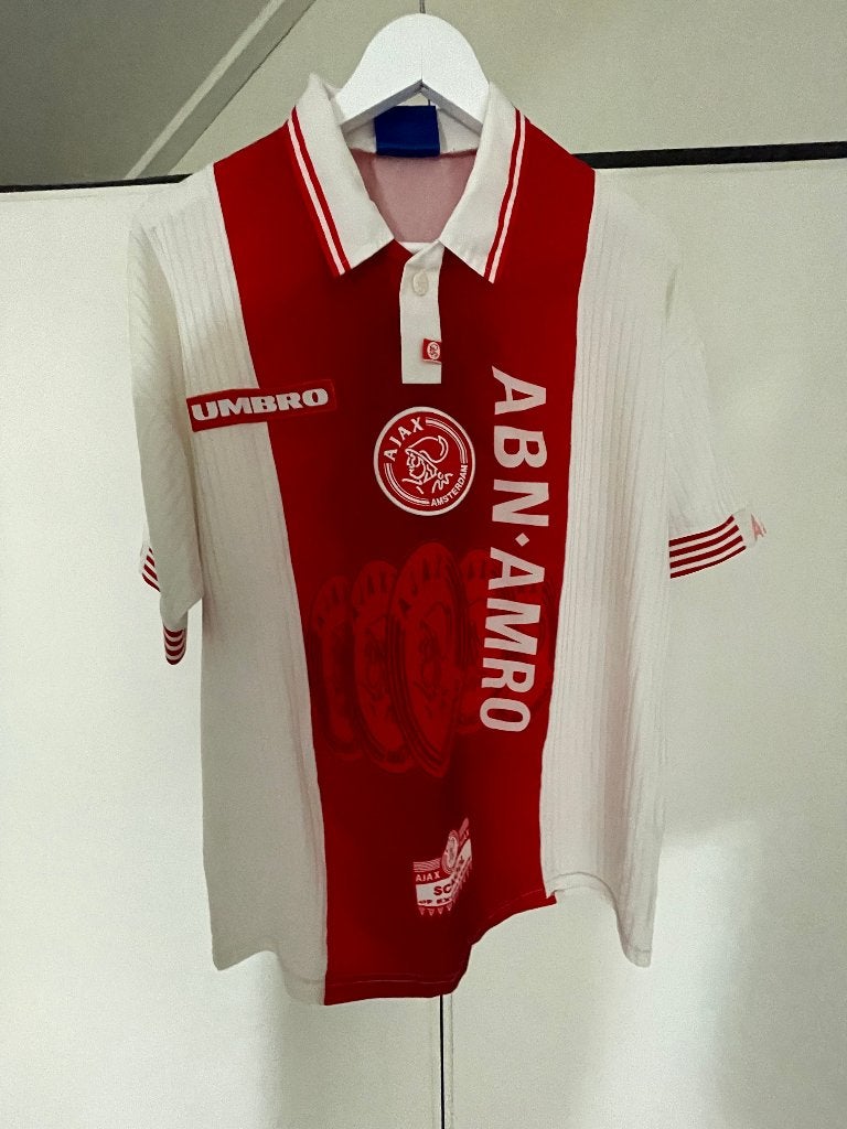 Ajax thuisshirt 1997/1998 maat L, Maat L, Ophalen of Verzenden, Zo goed als nieuw, Shirt