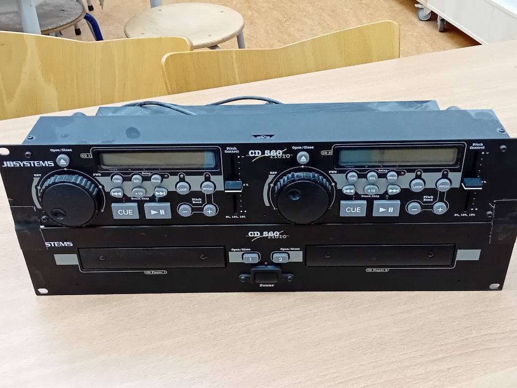 JB Systems CD-560 Dubbele DJ CD-speler, Ophalen, Refurbished, Audio