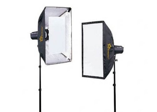 Complete fotostudio-apparatuur met achtergronddoek, Ophalen, Zo goed als nieuw