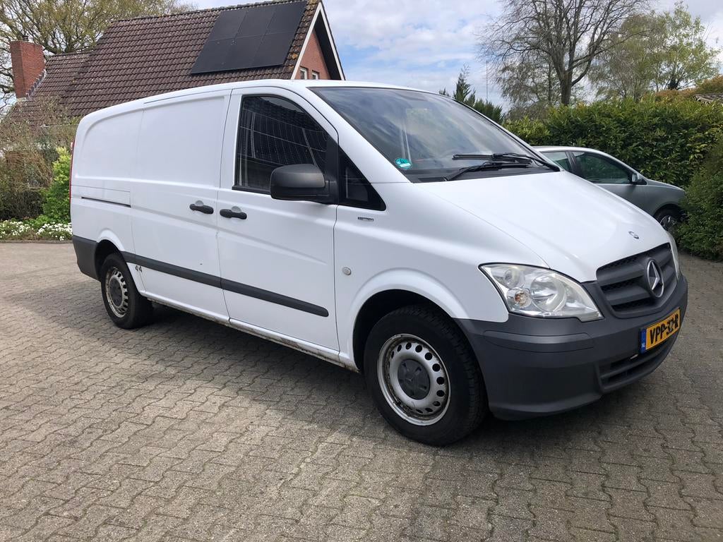 Mercedes-Benz Vito 116CDI Lang Airco Cruisec Electr.p 2011, Auto's, Euro 5, Zwart, 4 cilinders, 2500 kg