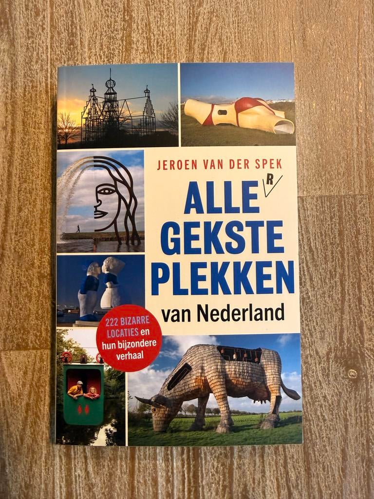 Alle Gekste Plekken van Nederland - Jeroen van der Spek, Boeken, Overige merken, Nieuw, Ophalen of Verzenden, Reisgids of -boek