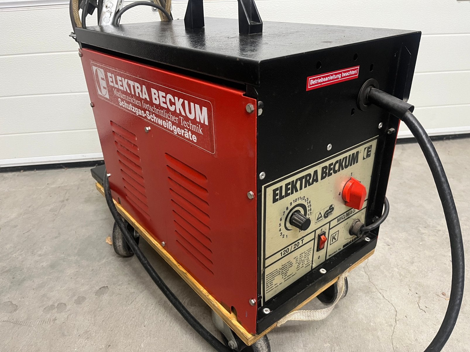 Elektra Beckum 120/30 lasapparaat Mig/Mag, Doe-het-zelf en Verbouw, Ophalen, Zo goed als nieuw, Co2