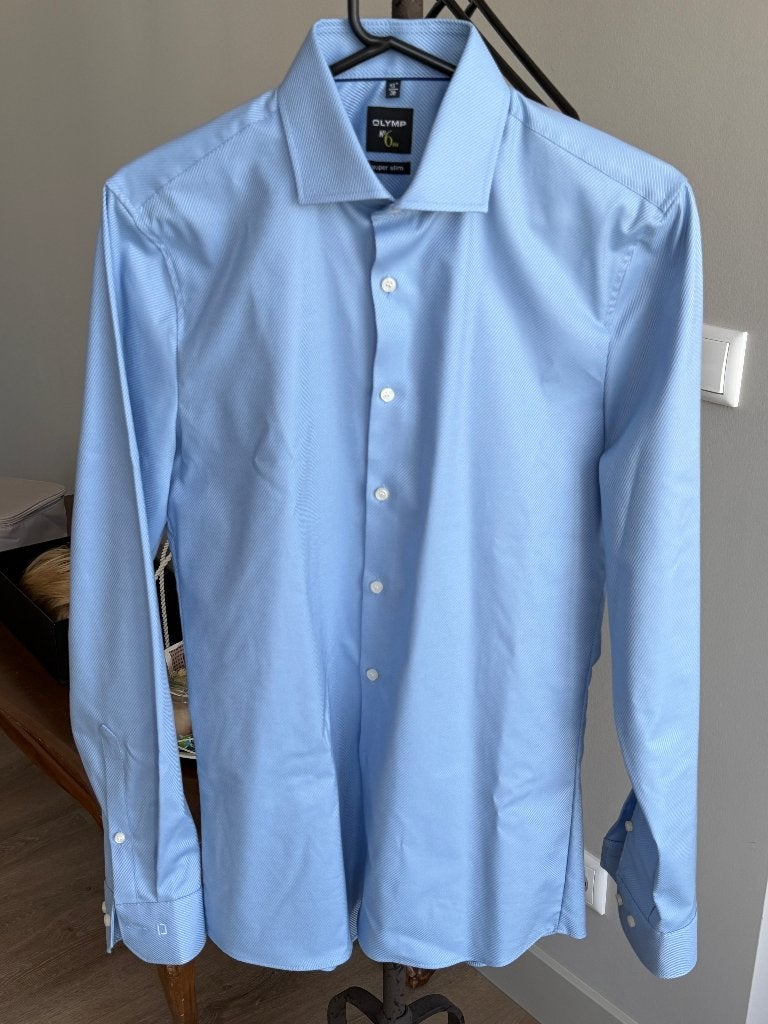 Olymp. Overhemd. Maat S. Als nieuw., Kleding | Heren, Overhemden, Blauw, Halswijdte 38 (S) of kleiner, Ophalen of Verzenden, Zo goed als nieuw