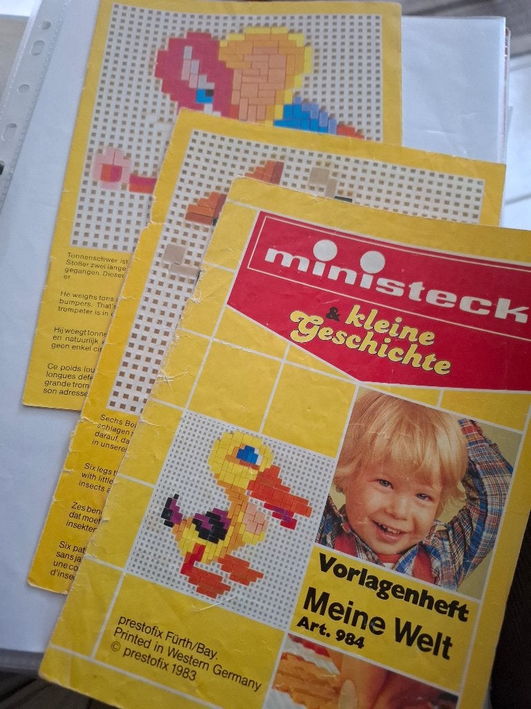 Ministeck boekje - meine welt, Ophalen of Verzenden, Gebruikt, Voorbeeldboek