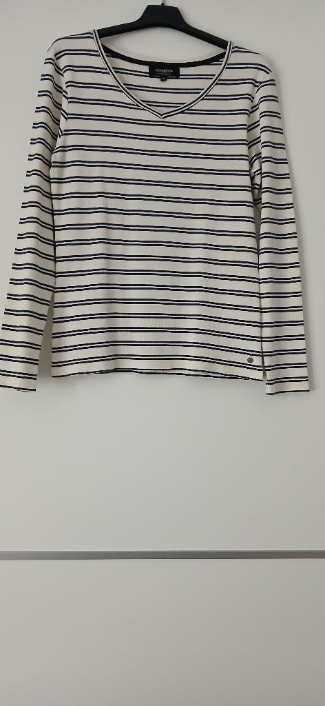 Katoenen damestrui - wit/donkerblauw - M, Kleding | Dames, Maat 38/40 (M), Overige kleuren, Sensation, Ophalen of Verzenden