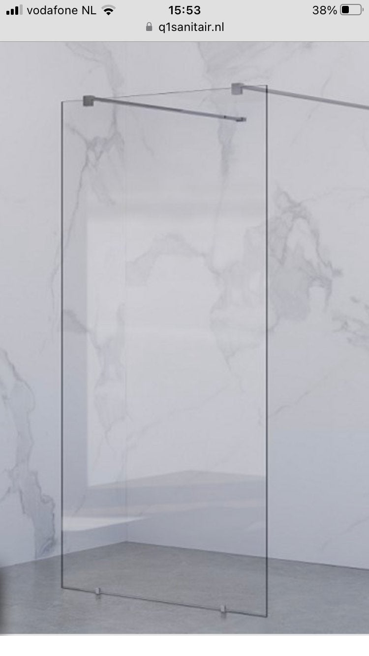 Glaspaneel / glasplaat - Afm 200x100 of 200x120 cm, Ophalen, 80 tot 120 cm, Nieuw, 160 cm of meer