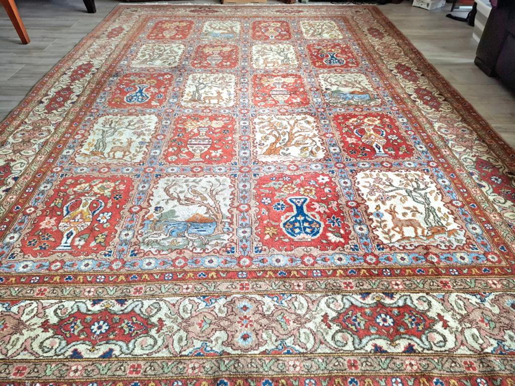 Handgemaakte Perzische tapijt Tabriz 350x250cm, Ophalen, Rechthoekig, 200 cm of meer