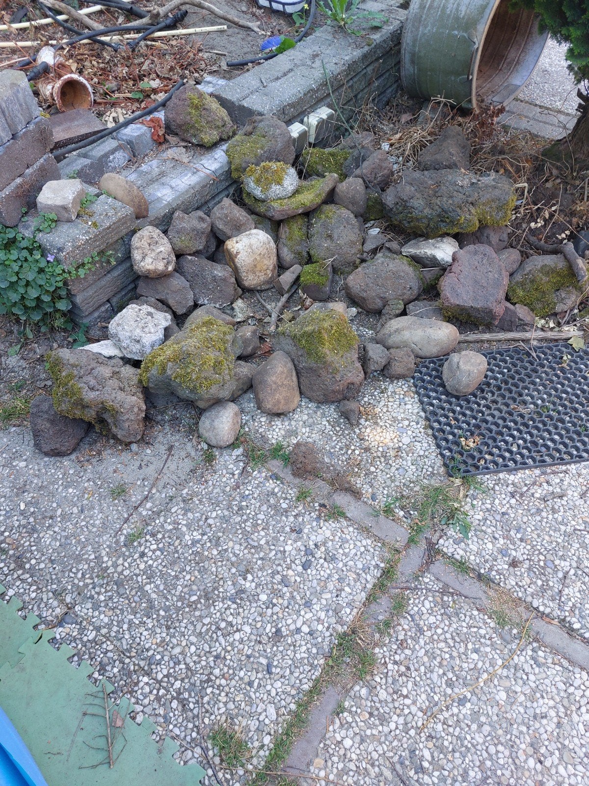 Diverse stenen en rotsen voor tuin of decoratie, Ophalen, Gebruikt, Kei, Lava
