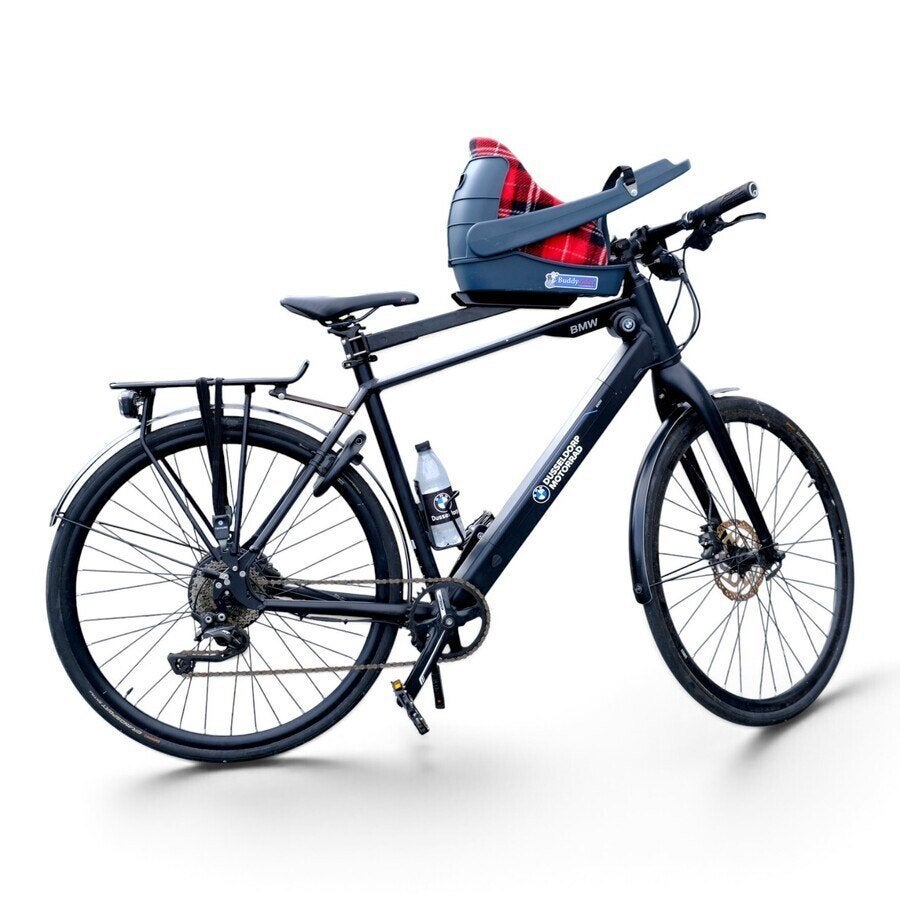BMW herenfiets e-bike met Buddyrider en accessoires, Ophalen of Verzenden, Gebruikt, Overige merken, Versnellingen