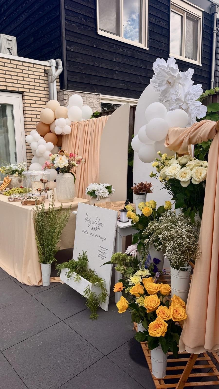 Babyshower decoratie te koop, Ophalen, Gebruikt, Versiering, Geboorte of Huwelijk