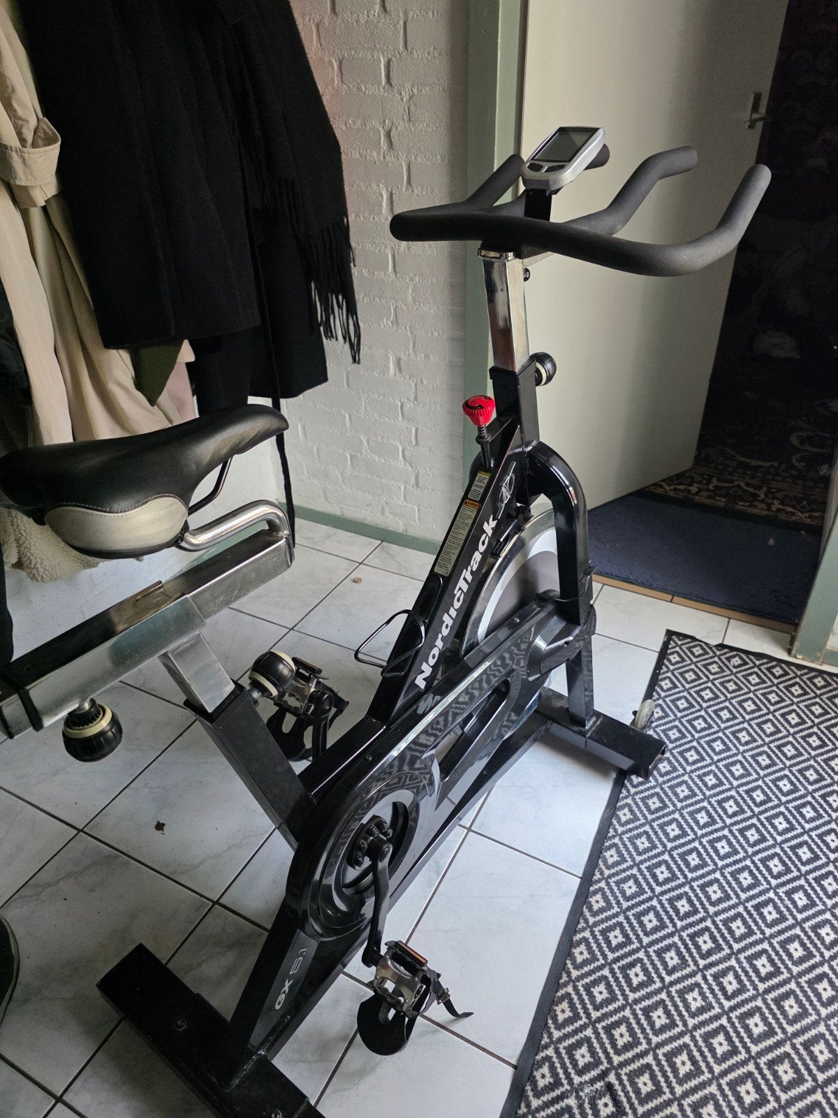 Fitness fiets nordictrack, Ophalen