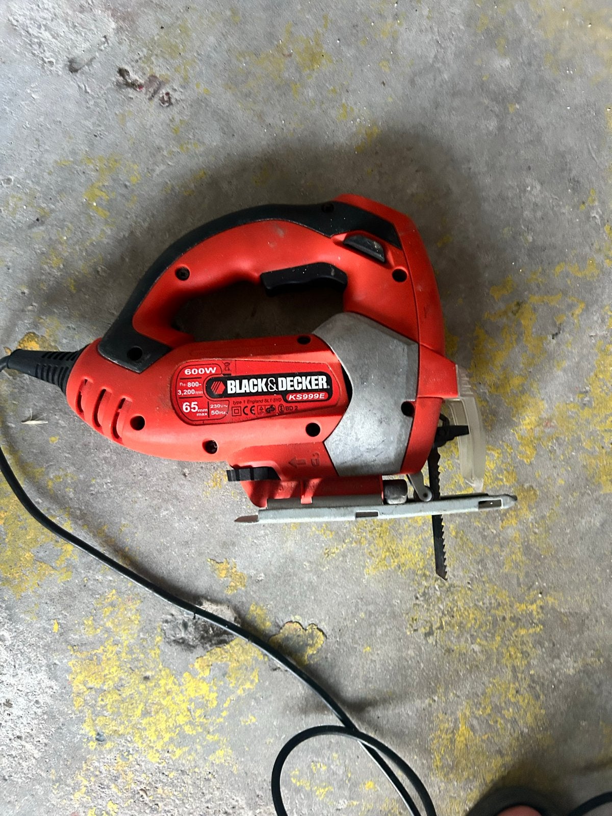Black & Decker Decoupeerzaag KS999E - 600W, Ophalen, Gebruikt, Decoupeerzaag, 600 tot 1200 watt