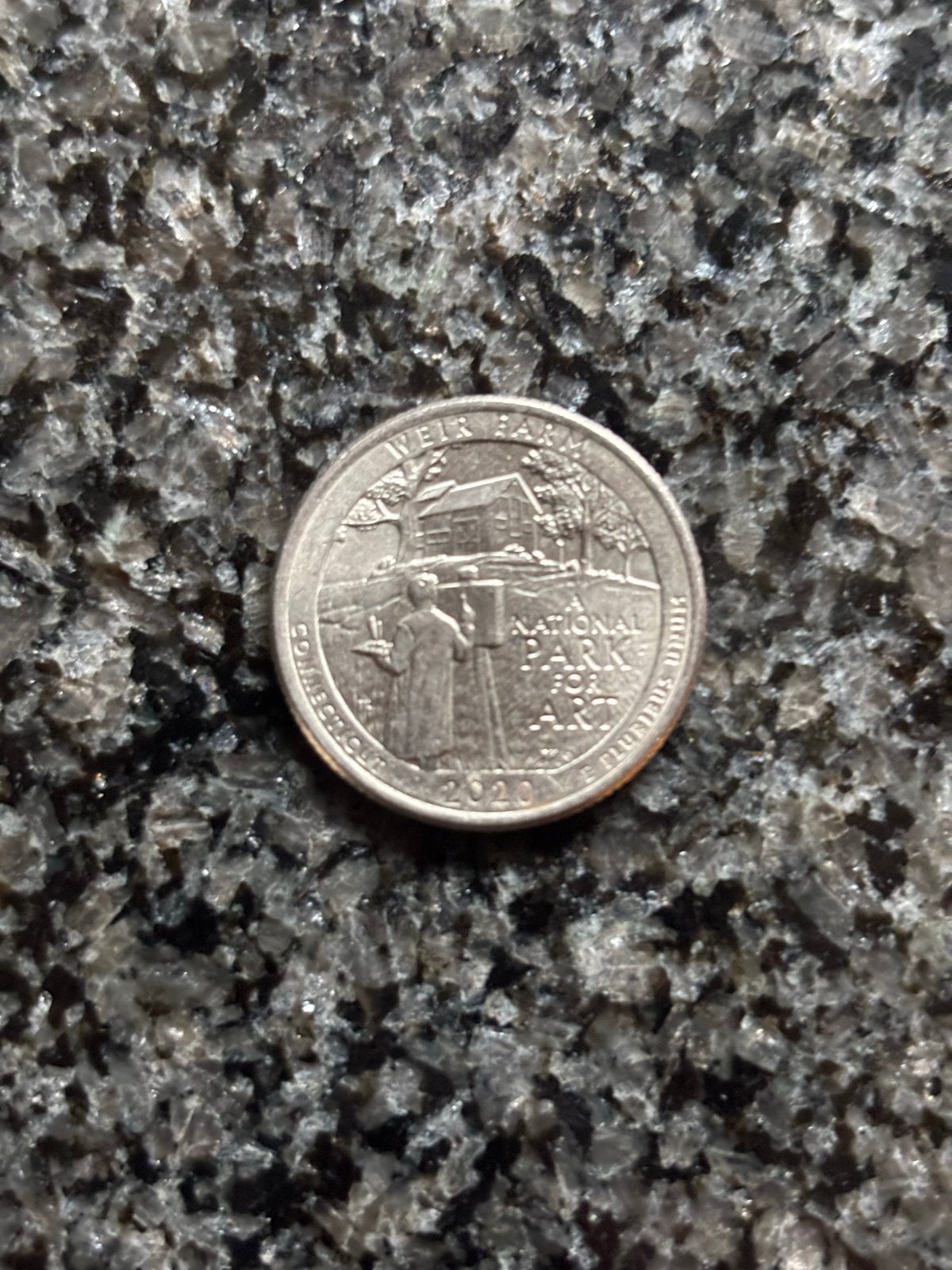 Amerikaanse Quarter Dollar 2020 - Weir Farm National Park, Verzenden, Noord-Amerika, Losse munt