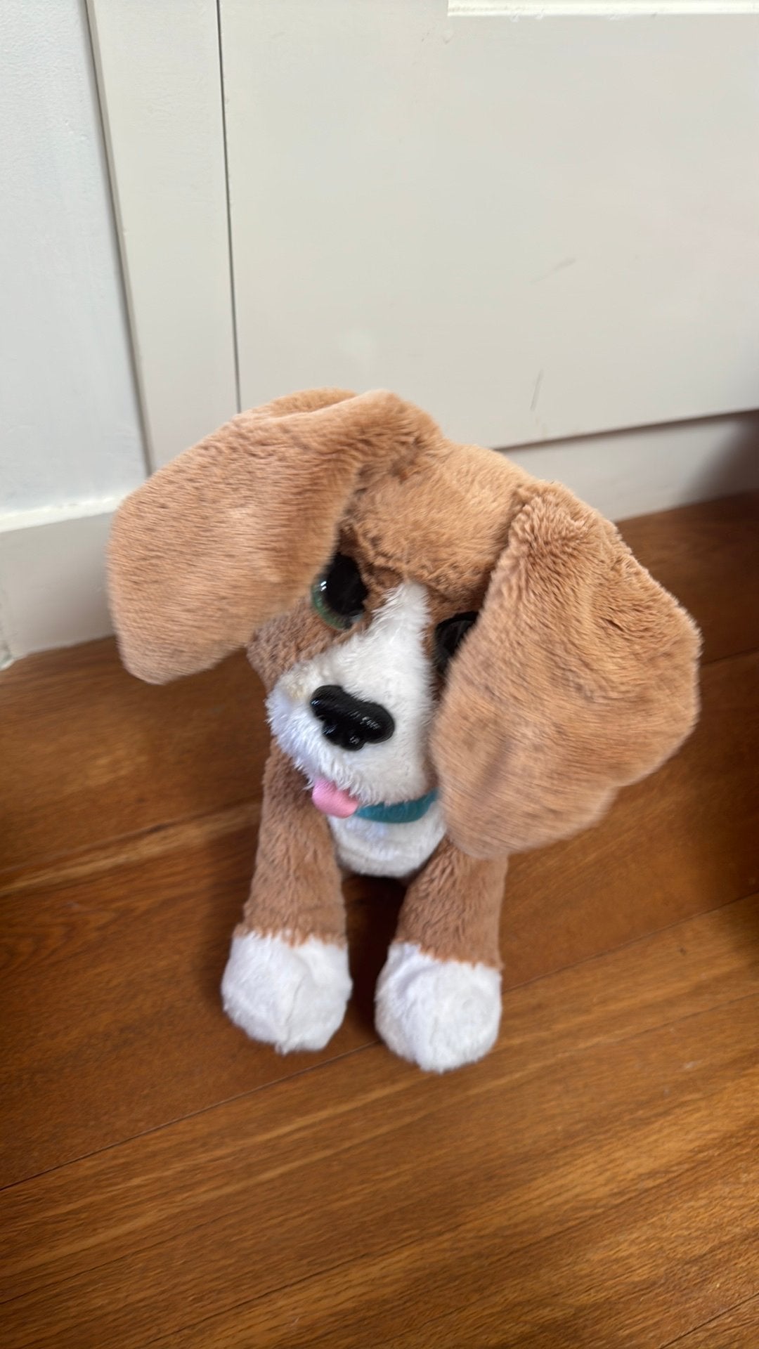 Speelgoedhondje blaft praat beweegt, Ophalen of Verzenden, Zo goed als nieuw, Hond
