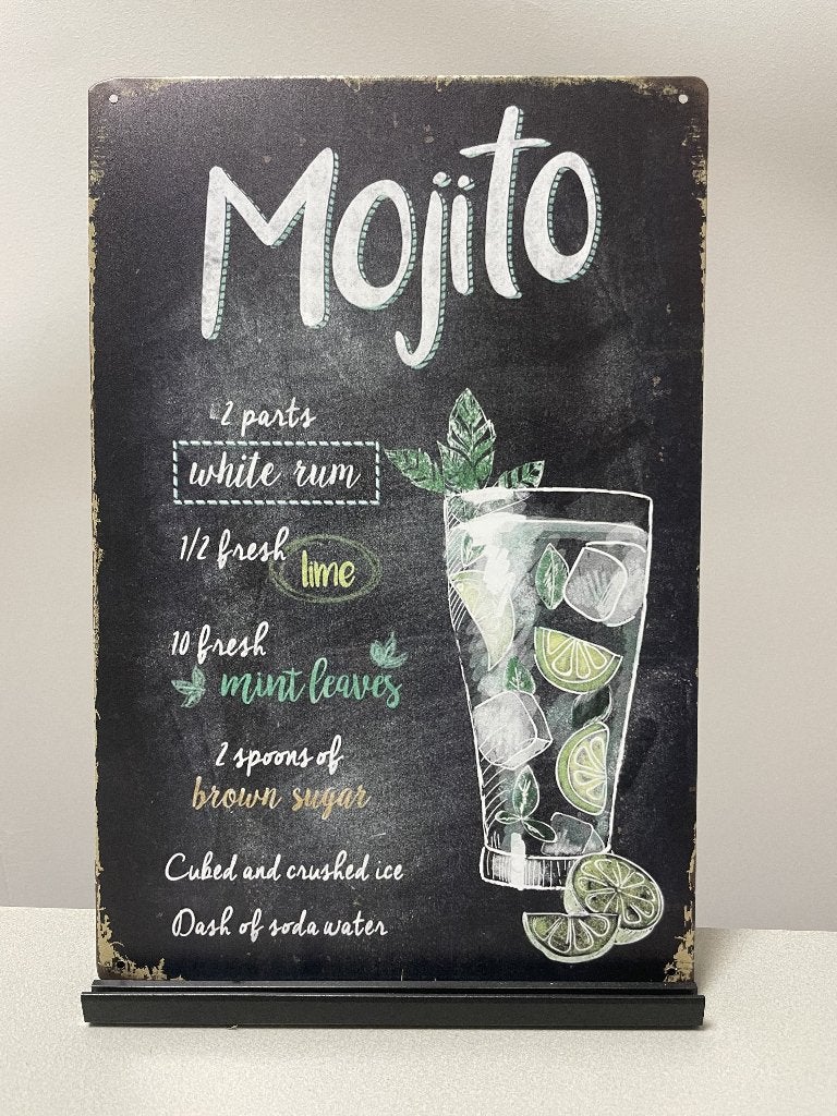 Mojito wandbord (Old Look), Ophalen of Verzenden, Www.pand50.nl, Info@pand50.nl, Printer 29B Coevorden
