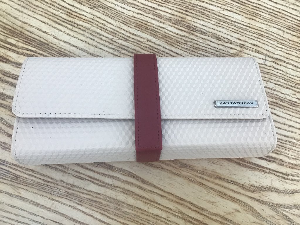 Toilettas Jan Taminiau crème, Sieraden, Tassen en Uiterlijk, Ophalen of Verzenden, Nieuw, Wit, Dame