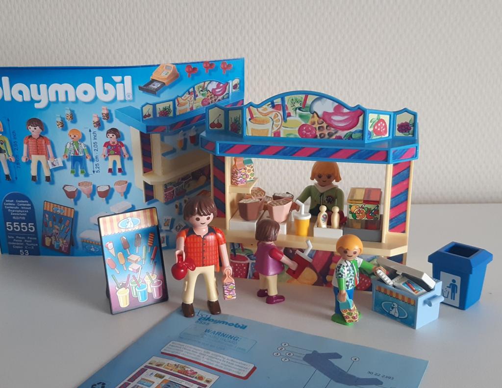 Playmobil 5555 Snoepkraam. (Set 156), Ophalen of Verzenden, Zo goed als nieuw, Complete set