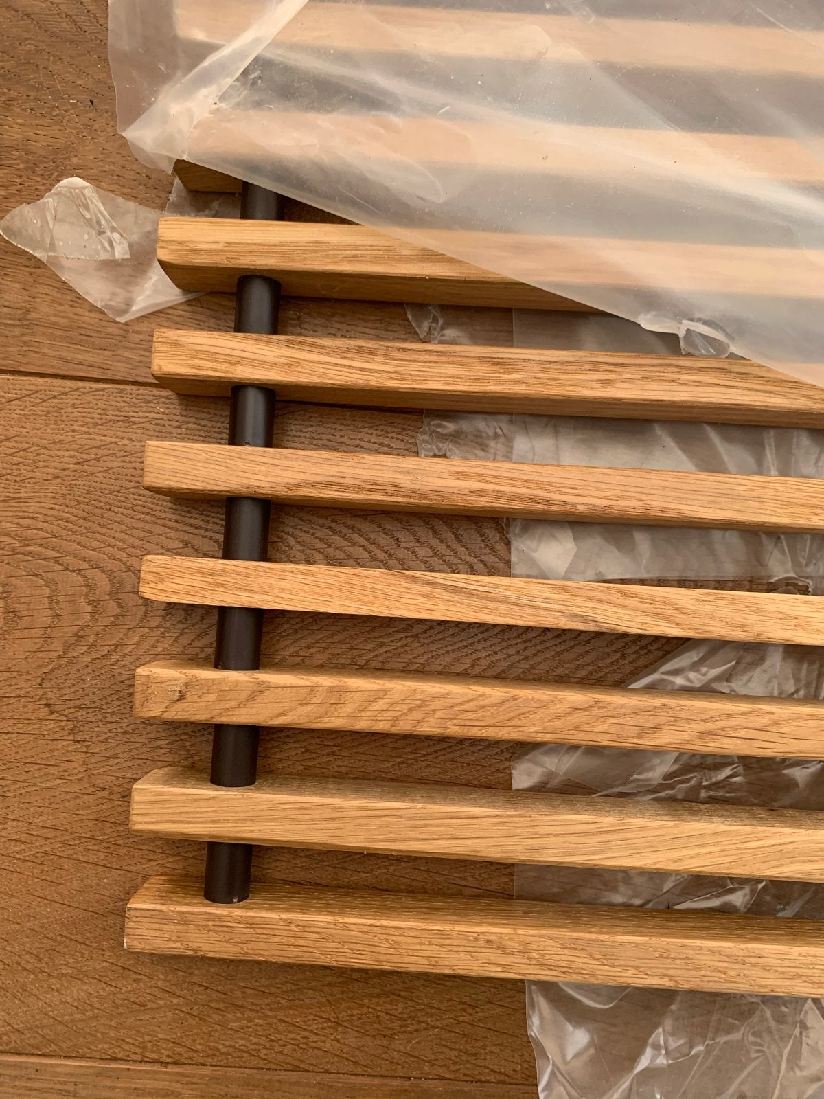 Betherma eiken gelakt rolrooster 260x36cm - Nieuw, Minder dan 30 cm, Overige typen, Nieuw, 150 cm of meer