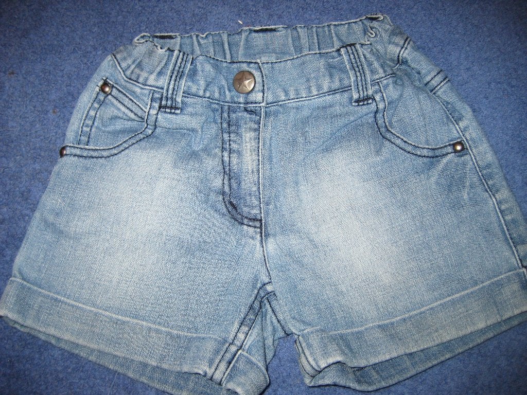 Kort jeans broekje, 122, Bon à Parte, Ophalen of Verzenden, Zo goed als nieuw, Meisje, Broek
