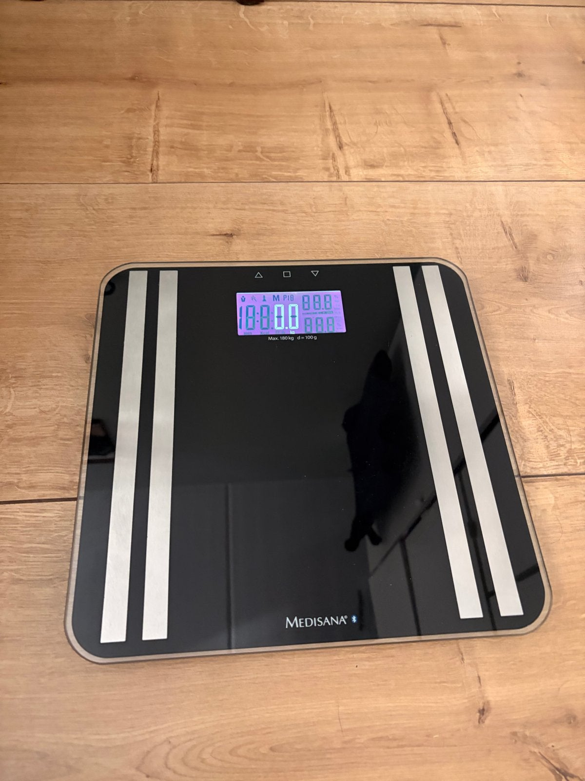 Medisana Slimme Personenweegschaal PR-S90 - Zwart, 1 tot 500 gram, 100 kg of meer, Ophalen of Verzenden, Personenweegschaal