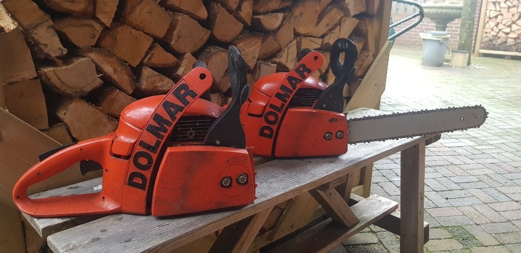 Dolmar, 2x kettingzaag PS34, 1x loopt en 1x voor onderdelen!, Ophalen of Verzenden, Gebruikt, Overige soorten, Dollmar