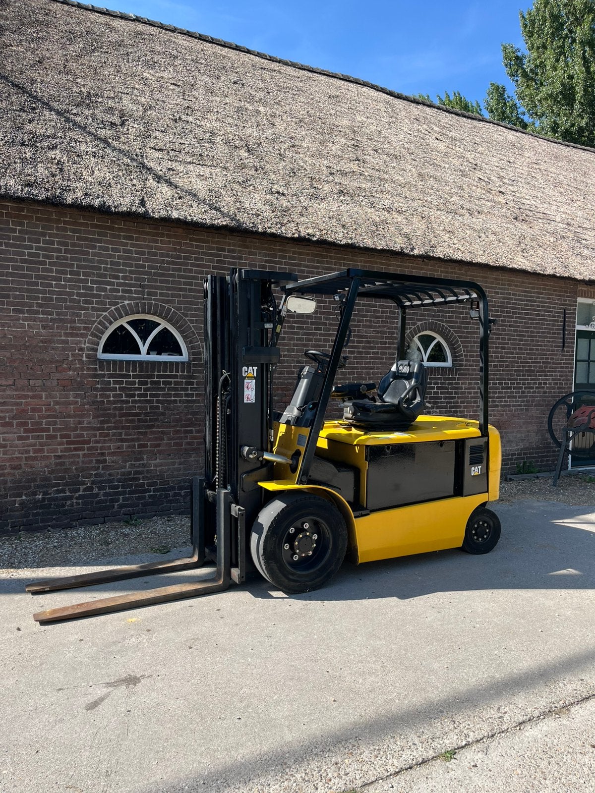 Cat ep30k 3t triplex freelift 2extra ventielen 2013 netjes✅, 1000 tot 2000 kg, Ophalen of Verzenden, Elektrisch, Heftruck