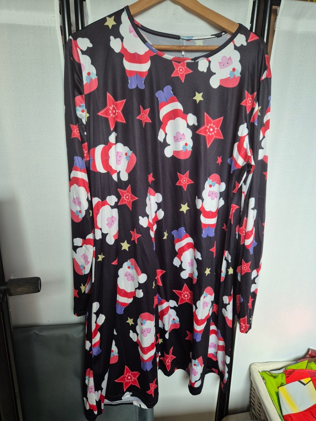 (L) Kerstjurk, mt. 5XL, Ophalen of Verzenden, Zo goed als nieuw, Jurk
