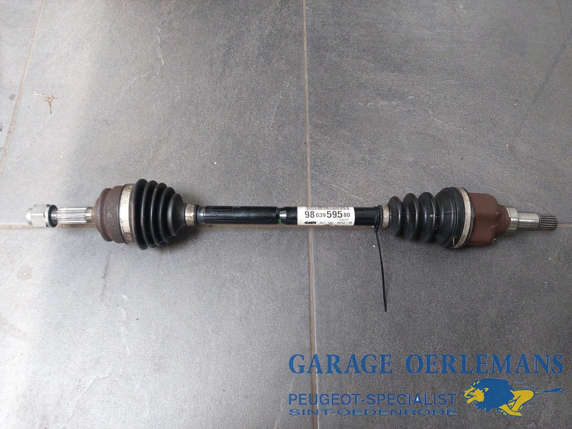 aandrijfas links voor peugeot 208 1.4 16v, 9803959580, Gebruikt, -, -, ARN erkend
