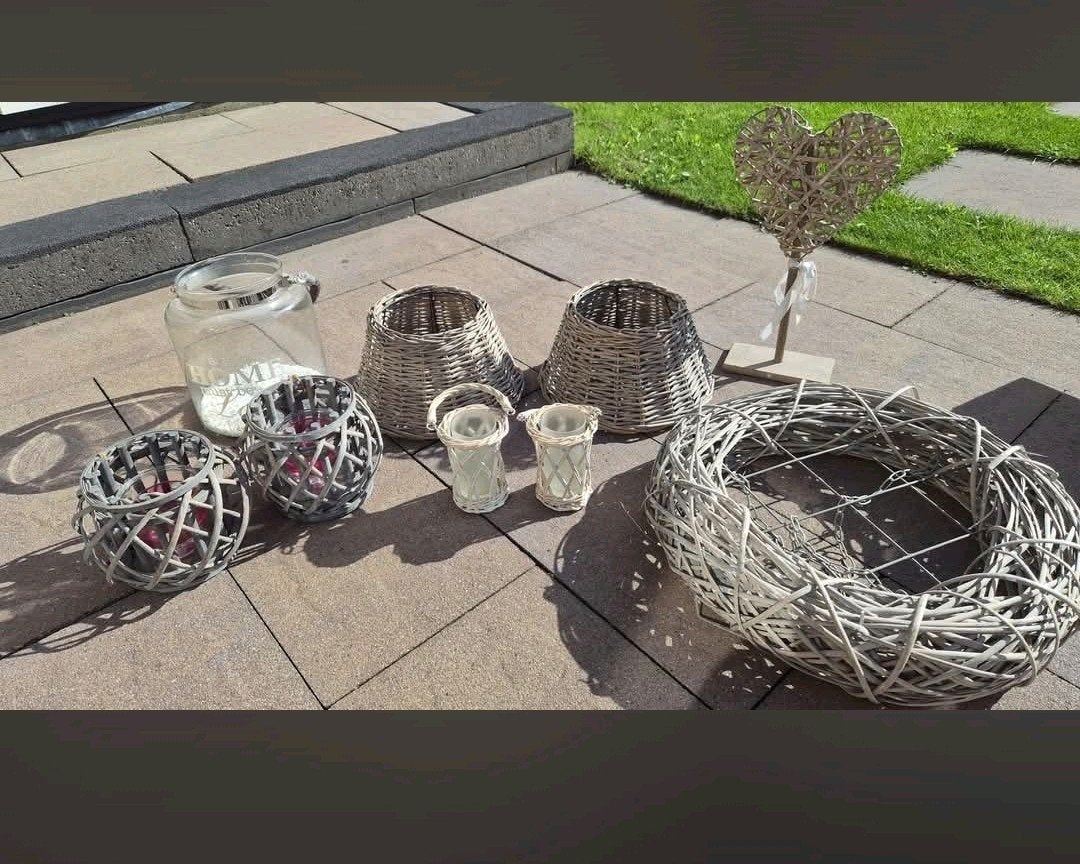 rieten landelijke accessoires, Ophalen, Zo goed als nieuw