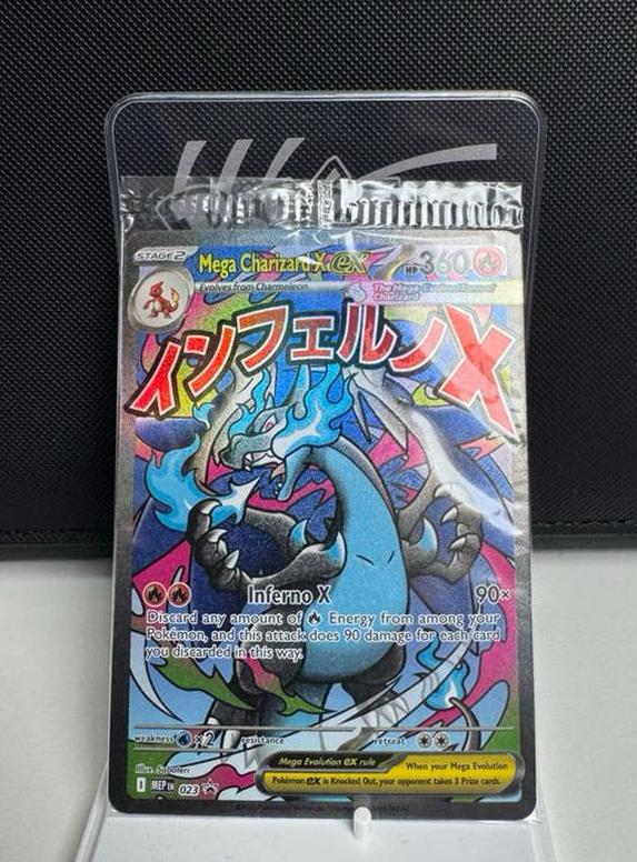 Mega Charizard X Promo SEALED met Oricorio, Ophalen of Verzenden, Zo goed als nieuw, Losse kaart