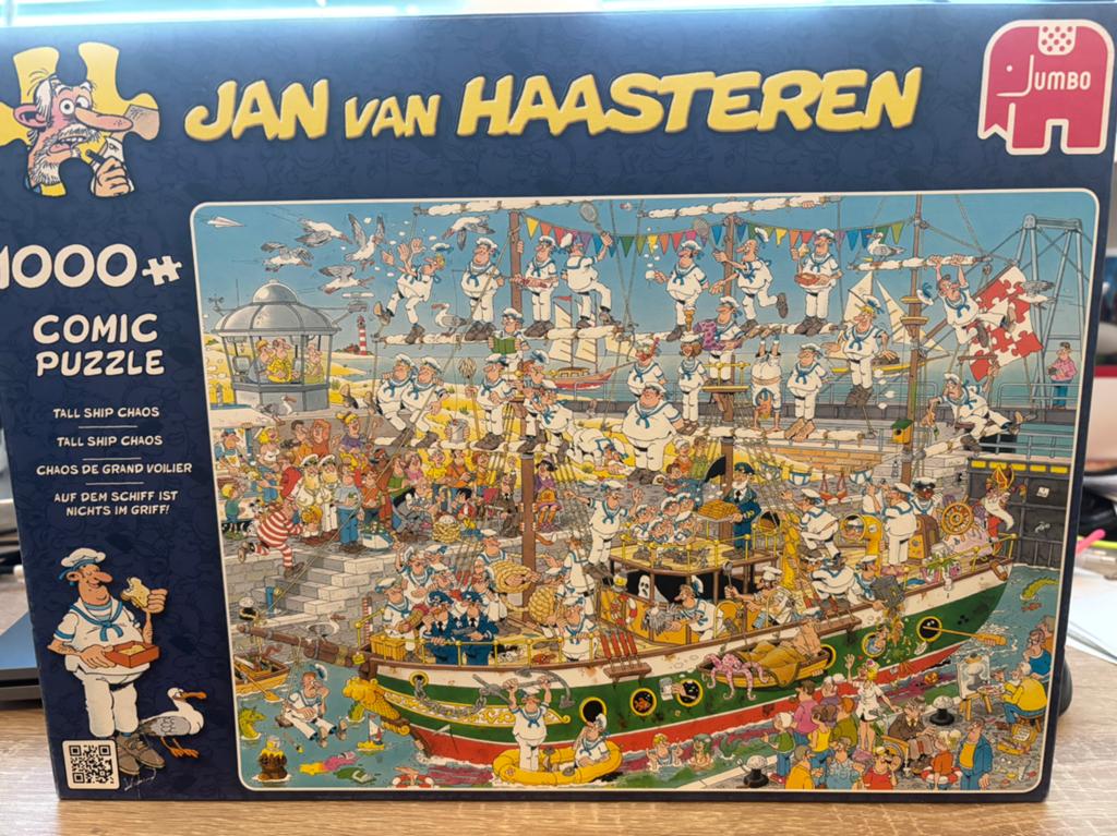 Jan van Haasteren-Tall Ship Chaos, Ophalen, 500 t/m 1500 stukjes, Zo goed als nieuw