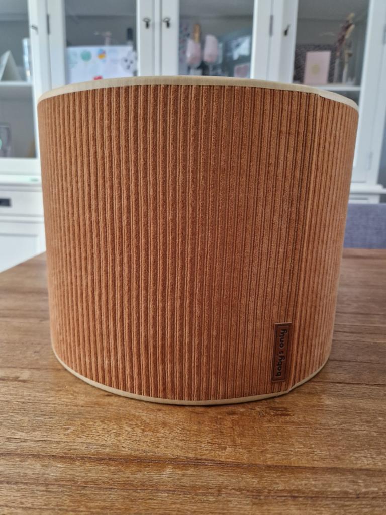 Te koop, lampenkap caramel Baby's Only., Ophalen, Zo goed als nieuw, Rond, Minder dan 25 cm