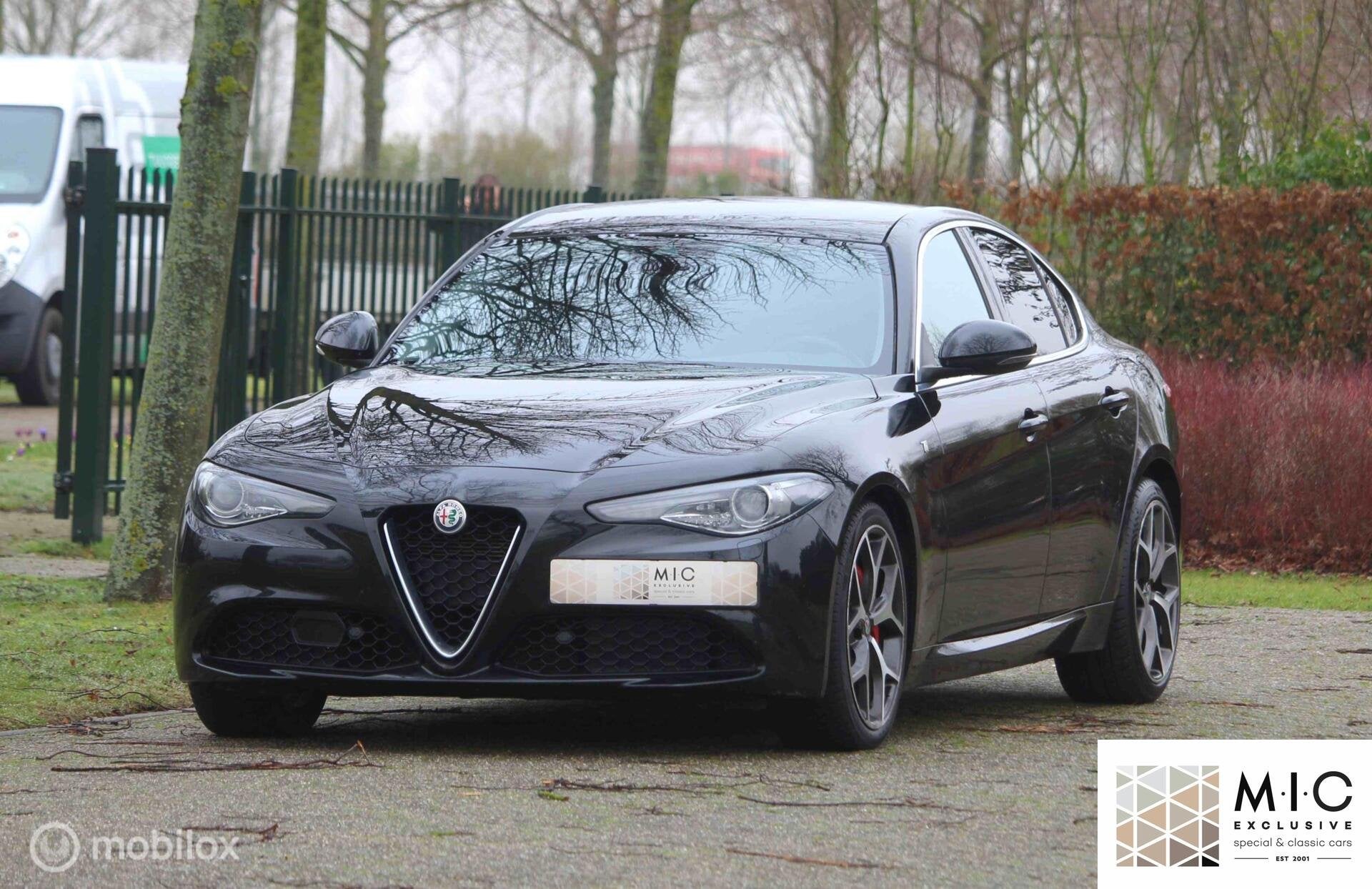 Alfa Romeo Giulia 2.0T TI | Vol | 12 mnd garantie | Inr. mog, Auto's, Alfa Romeo, Automaat, Achterwielaandrijving, Zwart, 1404 kg