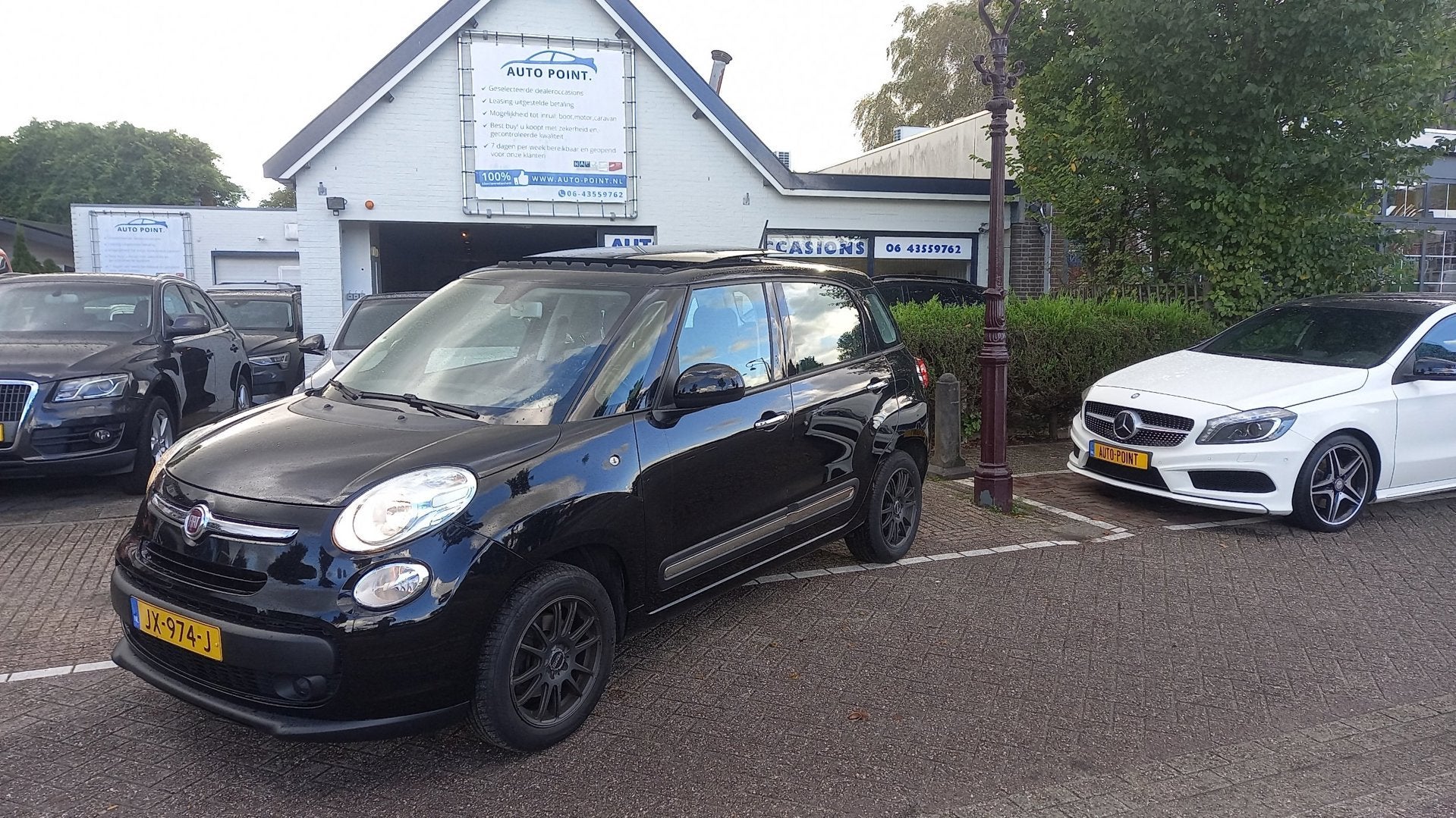 Fiat 500 L 0.9 PANO/LEATHER/ENGINE DAMAGE-PROBLEM!, Auto's, Verwarmde buitenspiegels, Gebruikt, Euro 6, Zwart