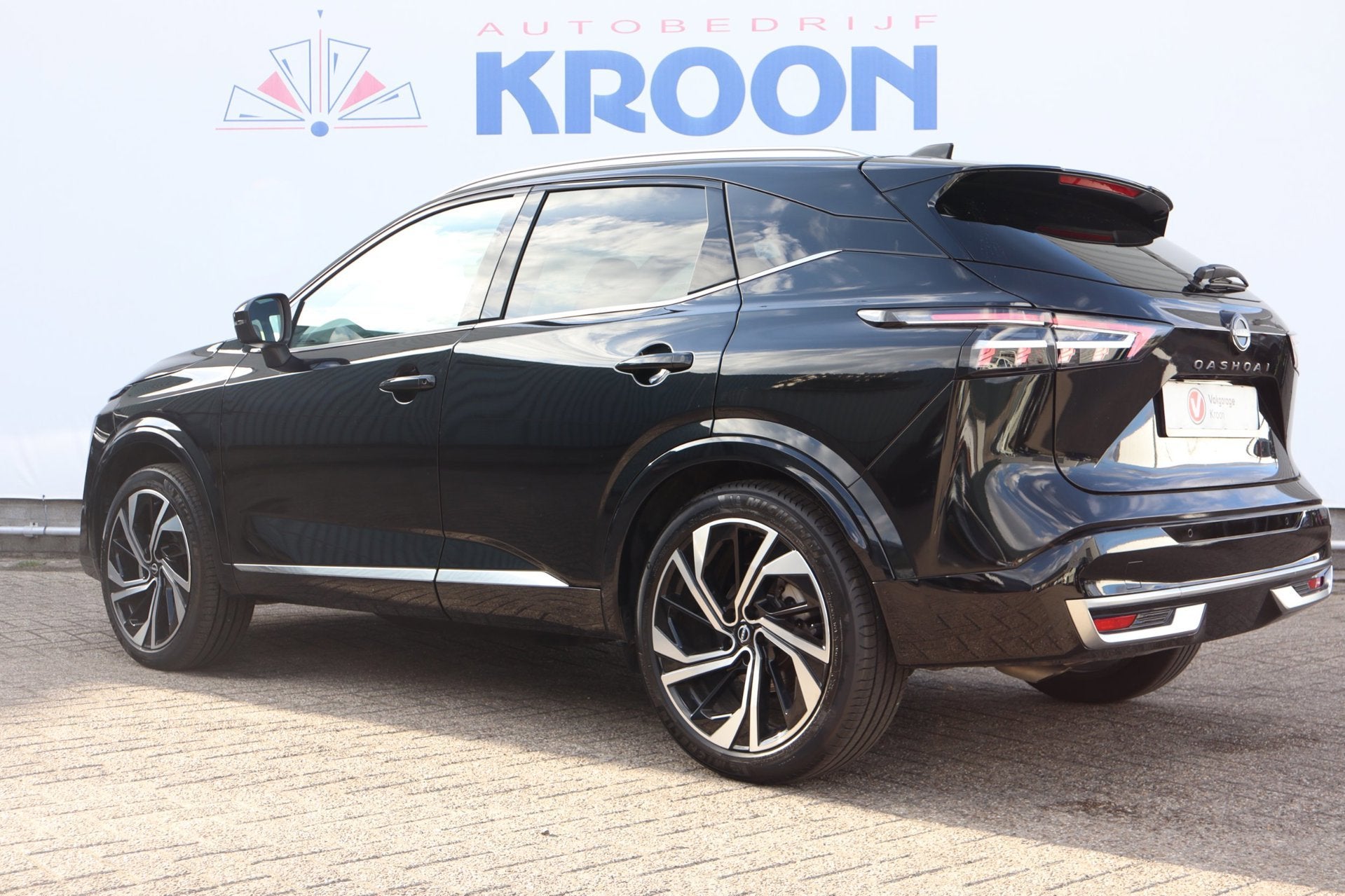 Nissan Qashqai 1.3 MHEV Xtronic Tekna Plus I Panoramadak I L, Auto's, Dealer onderhouden, Zwart, 4 cilinders, Automatische klimaatregeling