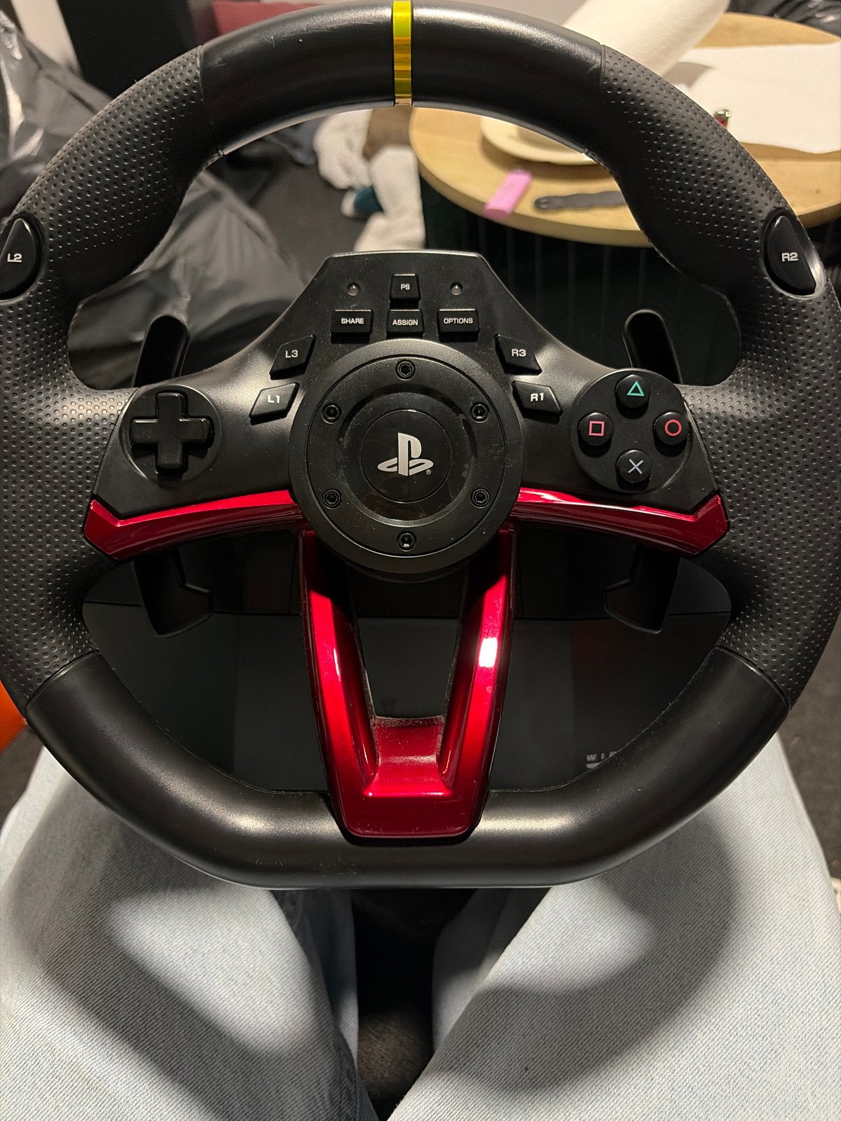 Hori Wireless Racing Wheel Apex voor PlayStation, Ophalen, Gebruikt, Stuur of Pedalen, PlayStation 4