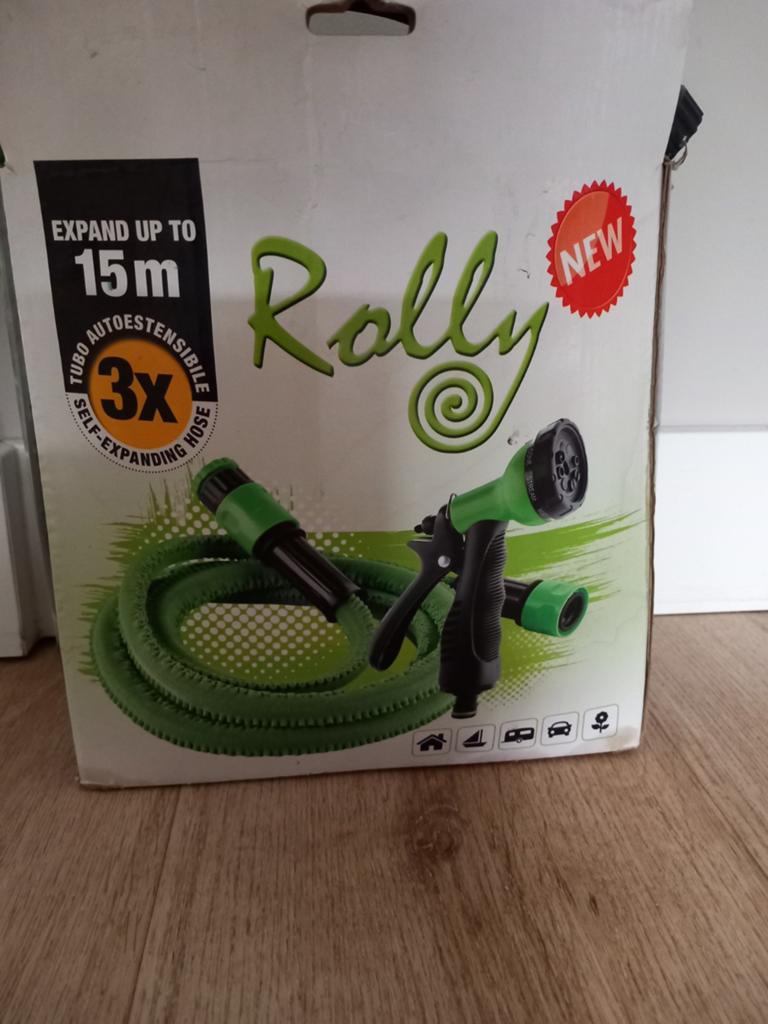 Flexibele tuinslang, Tuin en Terras, Tuinslangen, Ophalen, Zo goed als nieuw, Tuinslang