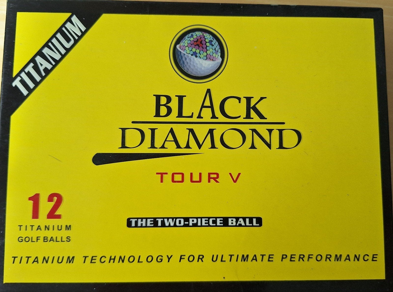Nieuwe golfballen Black Diamond Titanium, Ophalen of Verzenden, Nieuw, Bal(len), Overige merken