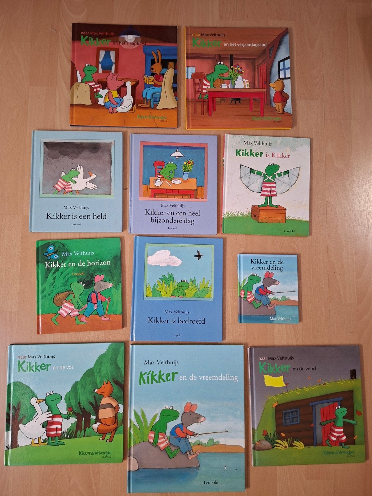 11 x De mooiste kikker boekjes  - Max Velthuijs, Boeken, Ophalen of Verzenden, Fictie algemeen