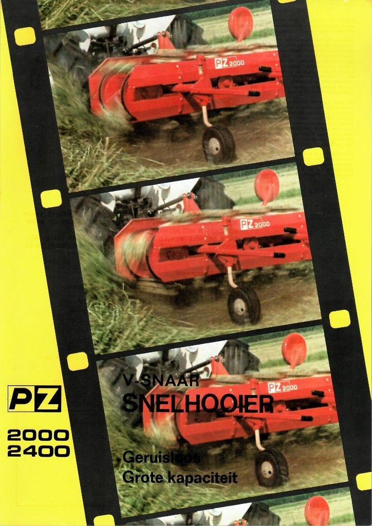 Folder PZ snelhooier, Boeken, Ophalen of Verzenden, Zo goed als nieuw, Folder