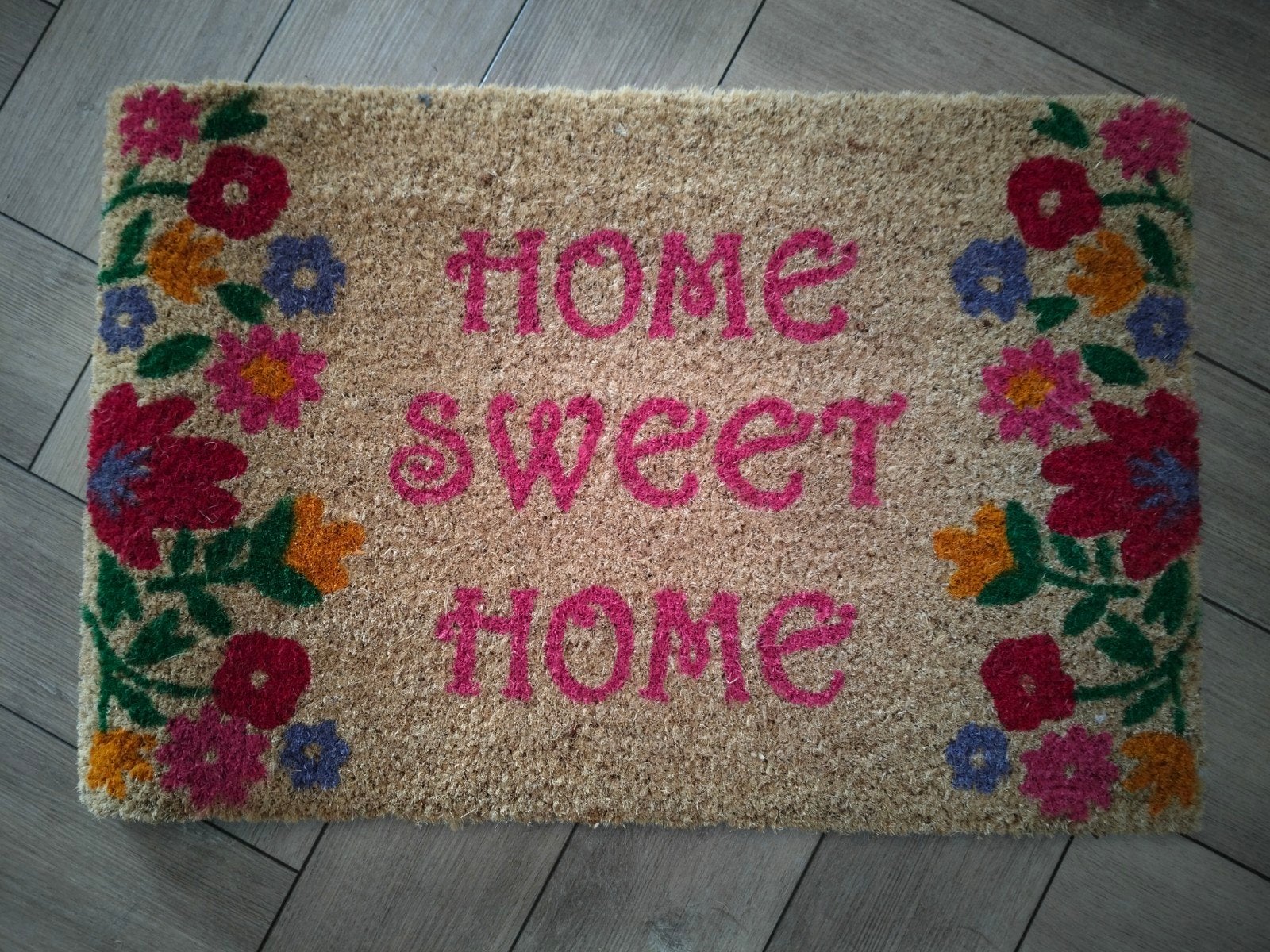 Nieuwe deurmat 'Home Sweet Home', Tuin en Terras, Ophalen of Verzenden, Nieuw, Kokos, Binnen