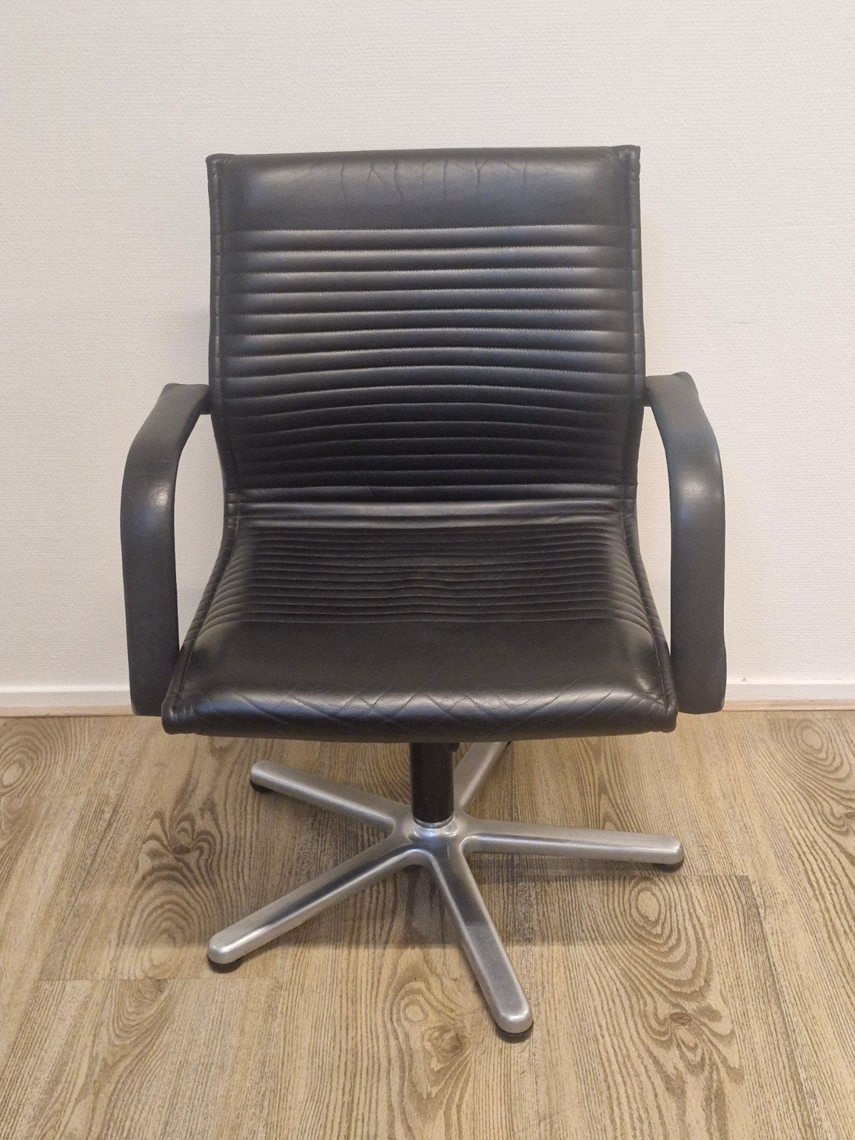 Wilkhahn FS-Line draaistoel bureaustoel retro vintage design, Ophalen, Gebruikt, Zwart, Design