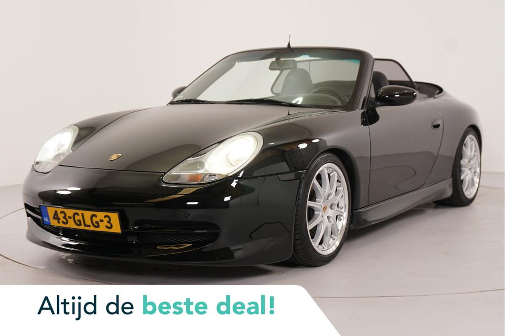 Porsche 911 Cabrio 3.4 Carrera 4 | Aero Kit | Sportuitlaat |, Zwart, Cabriolet, 4 stoelen, Stoelverwarming
