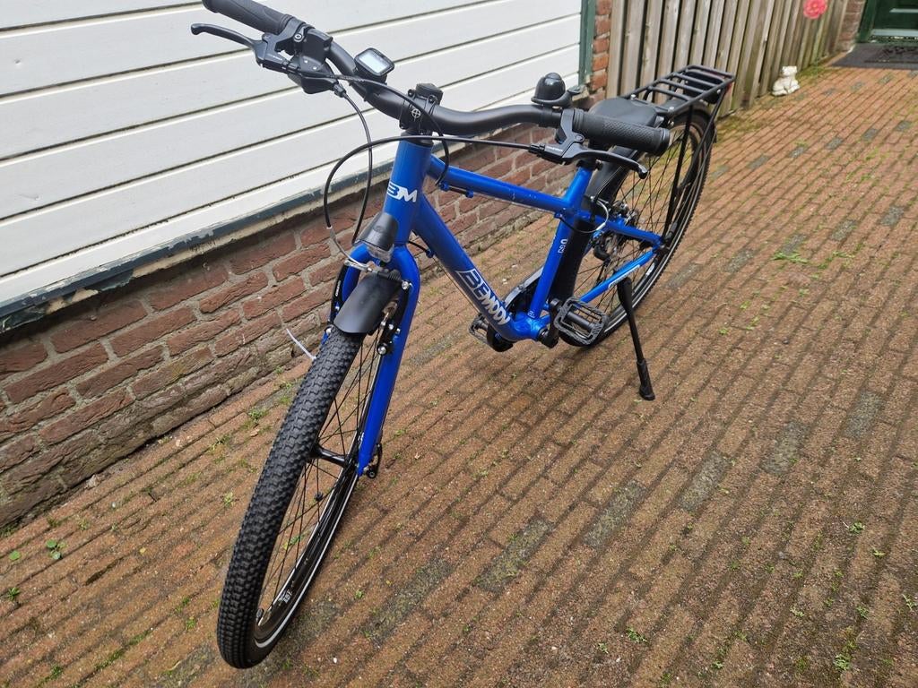 Blauwe herenfiets met versnellingen .Ophalen in Apeldoorn, 51 tot 55 cm, Ophalen of Verzenden, Gebruikt, Overige merken