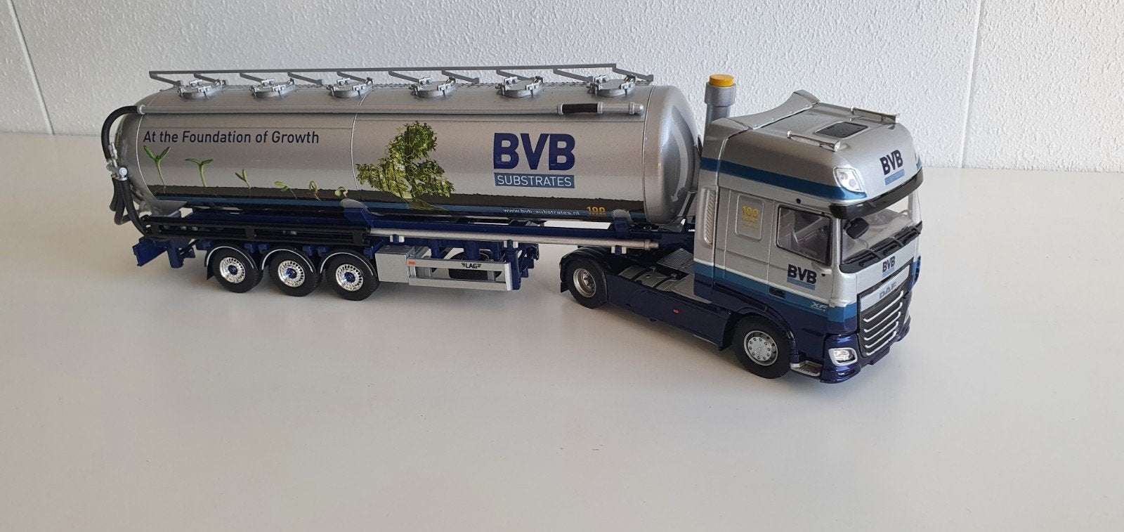 Tekno DAF Truck, schaal 1:50 Firma BVB, Hobby en Vrije tijd, Modelauto's | 1:50, Ophalen of Verzenden, Nieuw, Bus of Vrachtwagen
