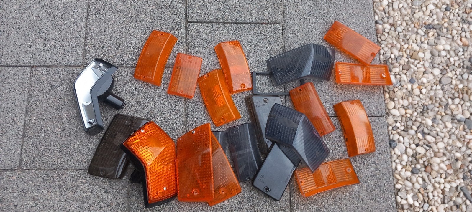 vespa px knipperlichtglaasje  partijtje, Fietsen en Brommers, Brommeronderdelen | Oldtimers, Ophalen of Verzenden, Gebruikt, Overige merken