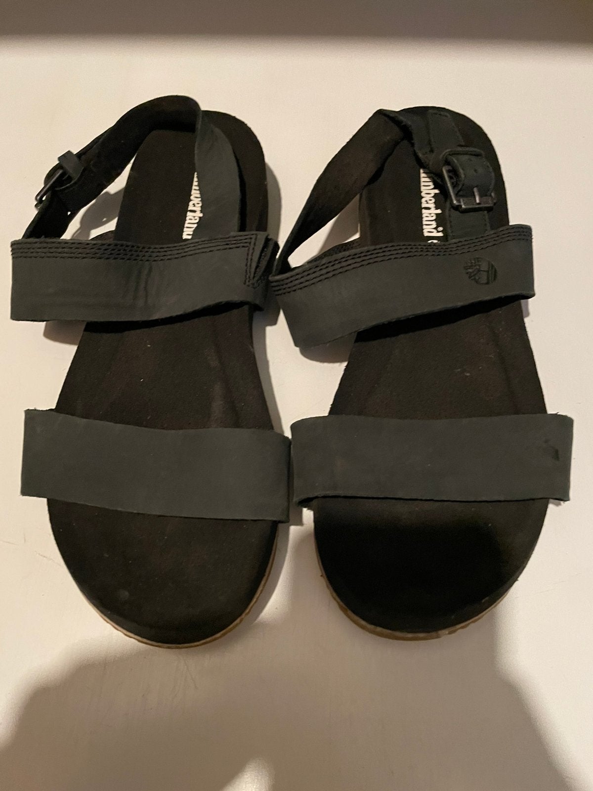 Timberland sandalen maat 39 zwart, Zwart, Zo goed als nieuw, Sandalen of Muiltjes, Ophalen of Verzenden
