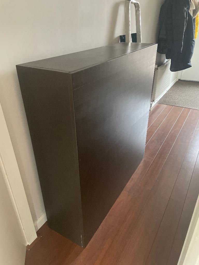 Salontafel wengé, Huis en Inrichting, Tafels | Salontafels, Ophalen, Gebruikt, Vierkant, Japans